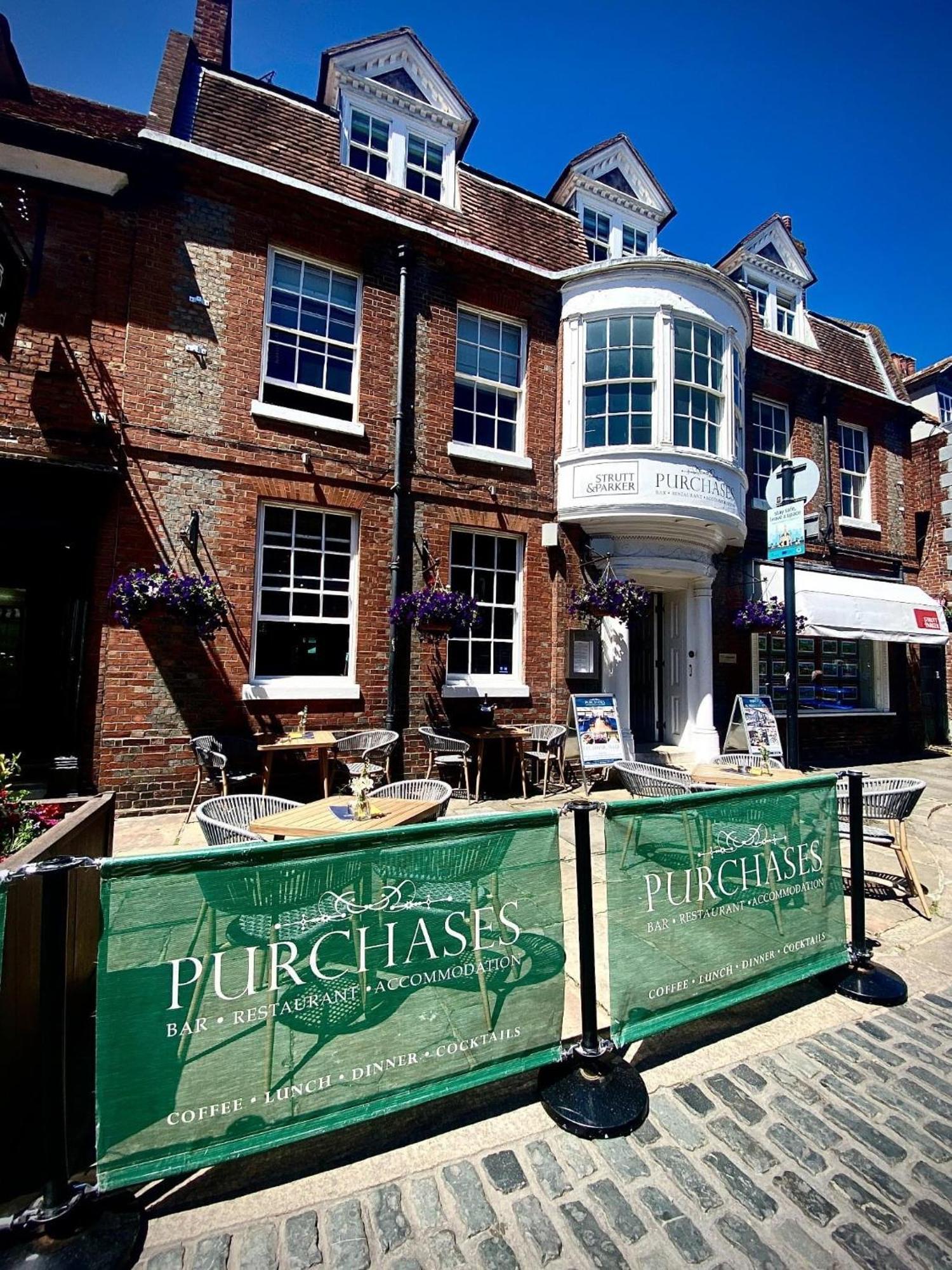 Purchases Restaurant & Accommodation Chichester Exterior photo